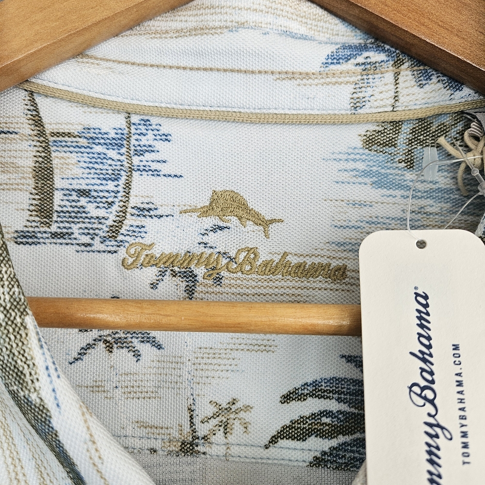 New Tommy Bahama Island Zone OCEANIC OASIS Golf POLO Shirt Size 4XL XXXXL Mens - Picture 3 of 9